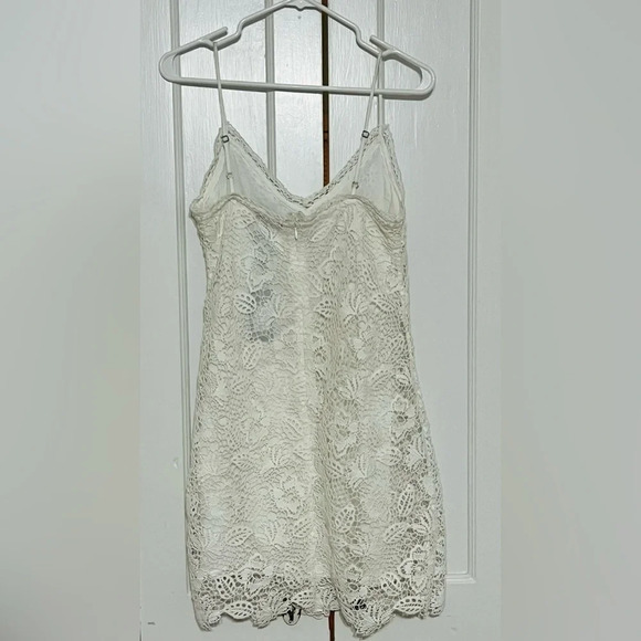 RAG & BONE Aleah Crochet V Neck Mini Dress - Picture 7 of 9